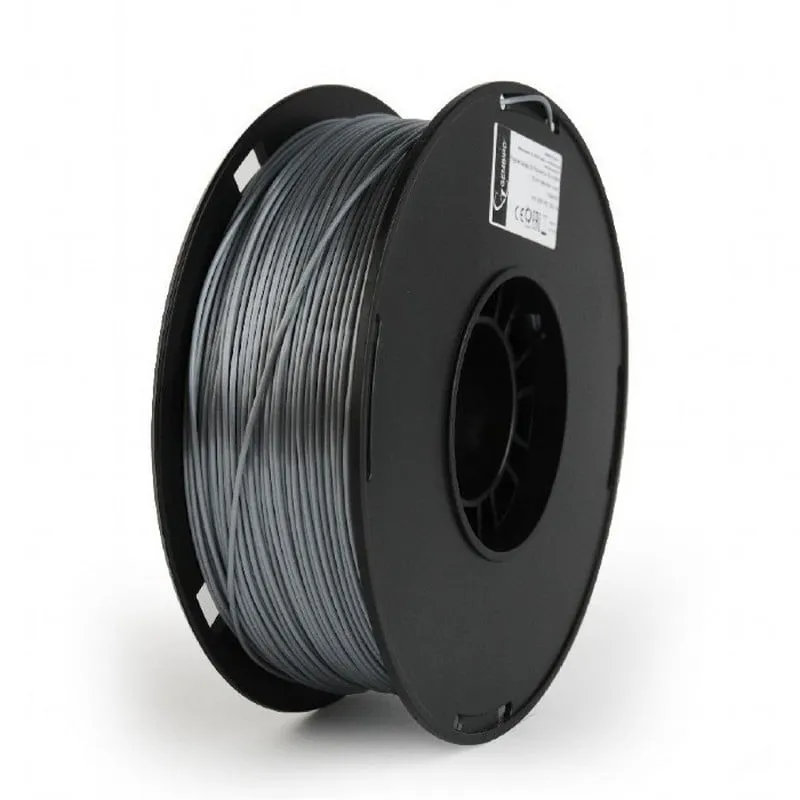 Bobina di filamento Gembird PLA Plus 1,75 mm 1 kg Argento - immagine 1