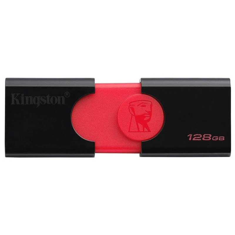 Kingston Technology DataTraveler 106 unità flash USB 128 GB USB tipo A 3.2 Gen 1 (3.1 Gen 1) Nero, Rosso - immagine 1