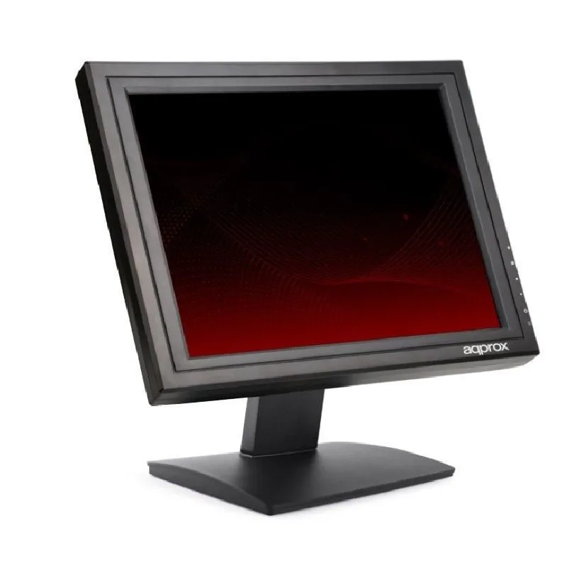 Monitor touch da 15" circa APPMT15W5 per POS Nero - immagine 1