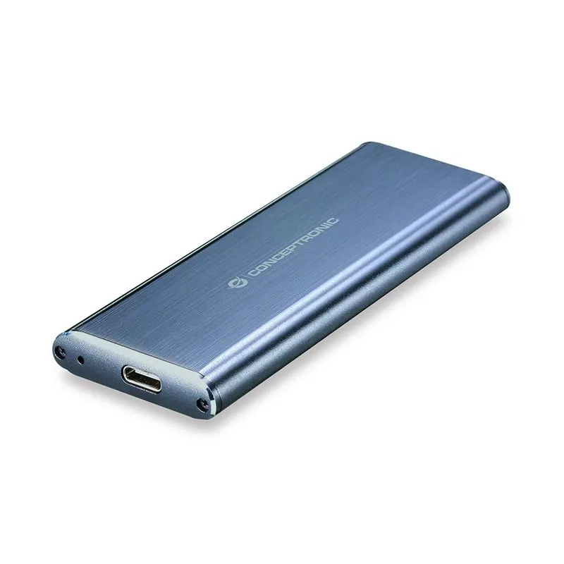 Custodia esterna Conceptronic HDE01G per SSD M.2 USB-C - immagine 1