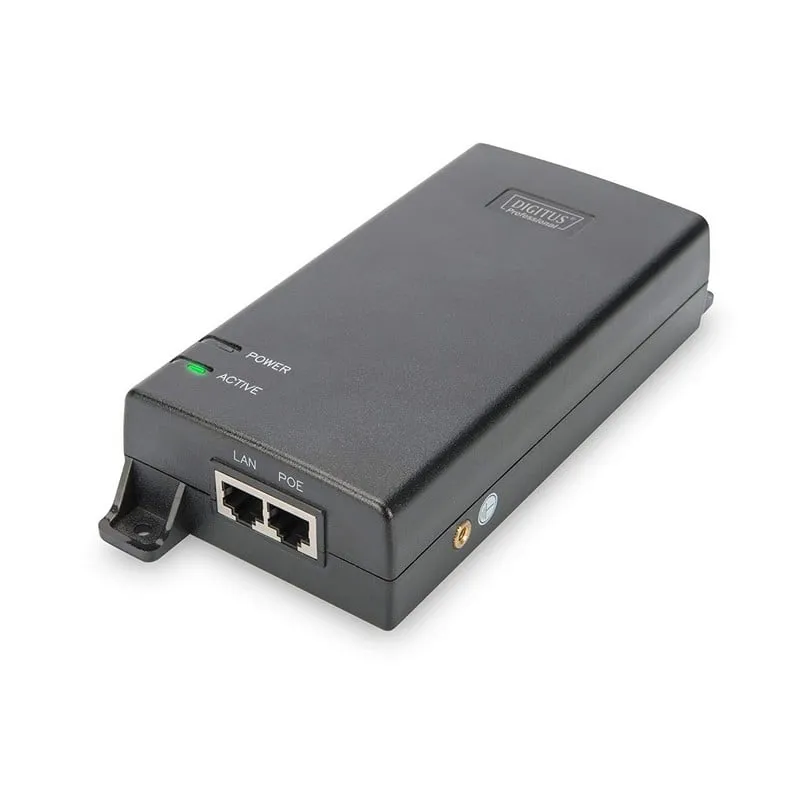 Digitus Iniettore PoE Ultra, 802.3at, 60 Watt - immagine 1