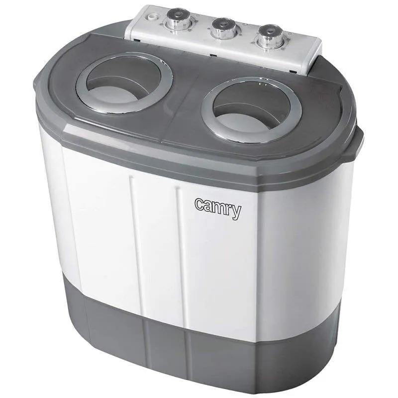 Lavatrice a Carica dall'Alto Camry Premium CR8052 3 kg A Portatile Bianca/Grigia - immagine 1