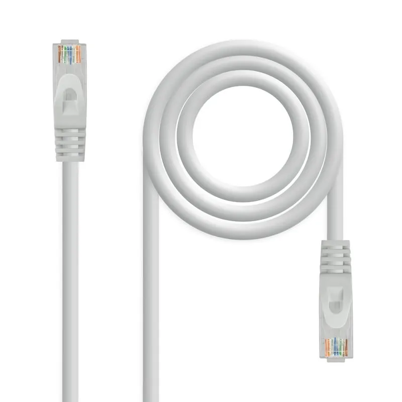 Cavo di rete Nanocable RJ45 LSZH Cat.6A UTP AWG24 0,5 m Grigio - immagine 1