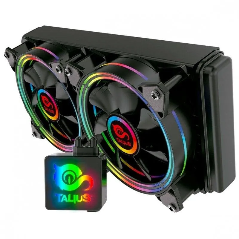 Refrigerazione Liquida Talius Skadi-240 RGB 240mm 2 Ventole ARGB - immagine 1