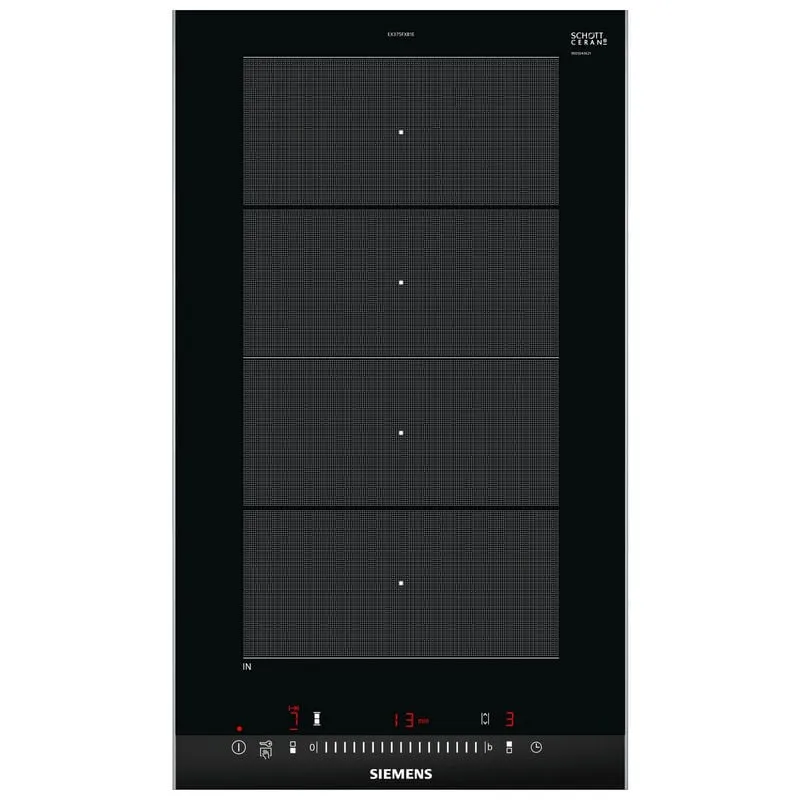 Siemens EX375FXB1E Piano cottura a induzione 30 cm 2 zone Nero - immagine 1