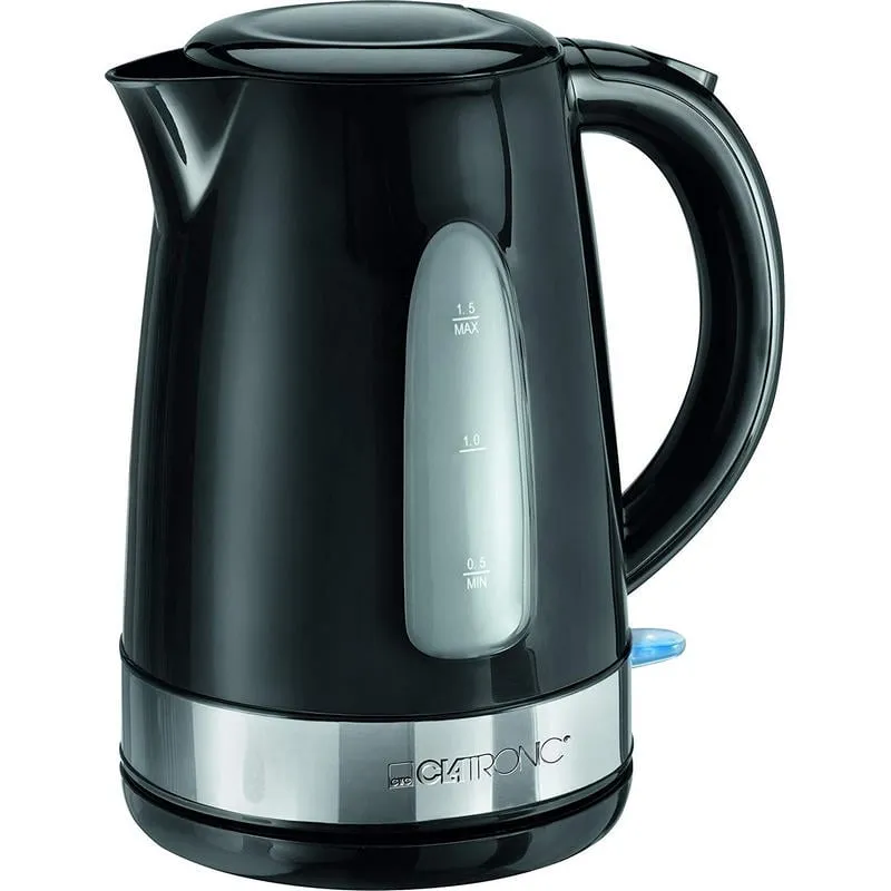 Bollitore per acqua Clatronic WK 3576 1,5 L 2200 W Nero - immagine 1