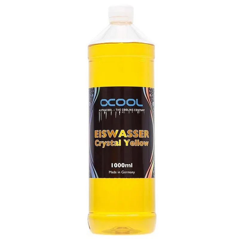 Refrigeración Líquida Alphacool 18546 Crystal Yellow 1L Liquido Refrigerante - immagine 1