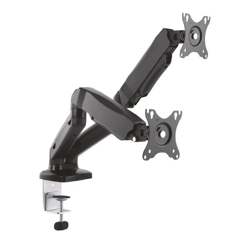 Aisens DT27TSR-045 Supporto da Tavolo Doppio per Monitor da 13" a 27" VESA 100x100 Max 6,5kg - immagine 1