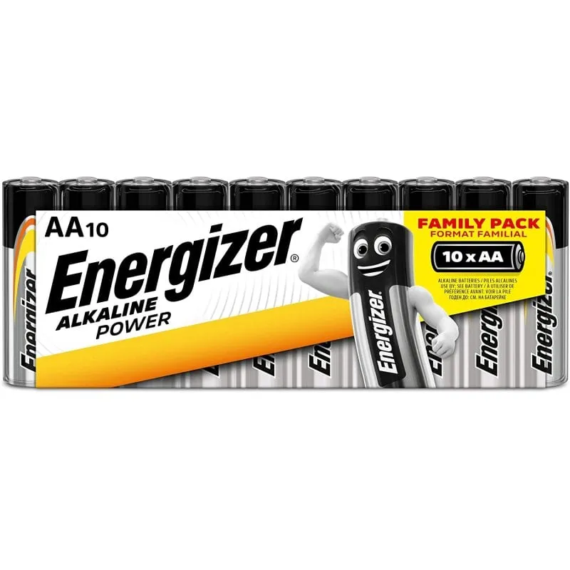 Energizer Alkaline Power batterie alcaline AA LR6 10 unità - immagine 1