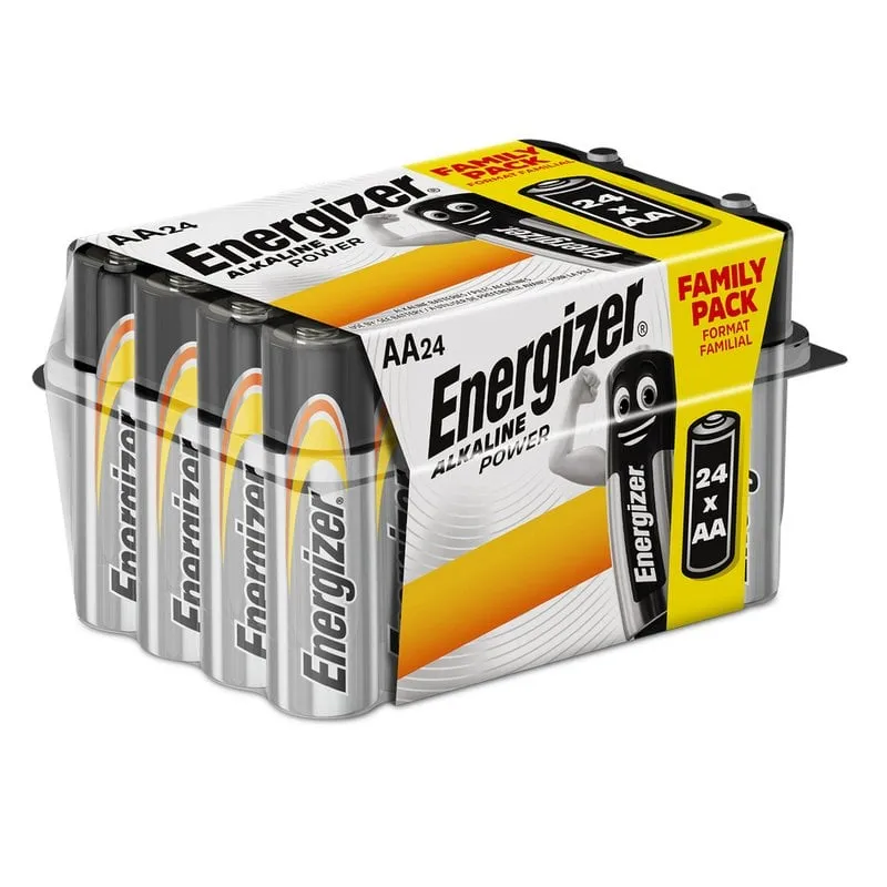 Batteria alcalina Energizer AA LR6 24 unità - immagine 1
