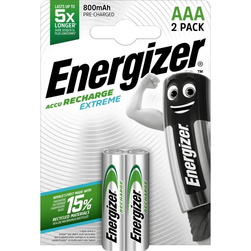 Energizer E300624300 batteria per uso domestico Batteria ricaricabile Mini Stilo AAA Nichel-Metallo Idruro (NiMH) - immagine 1