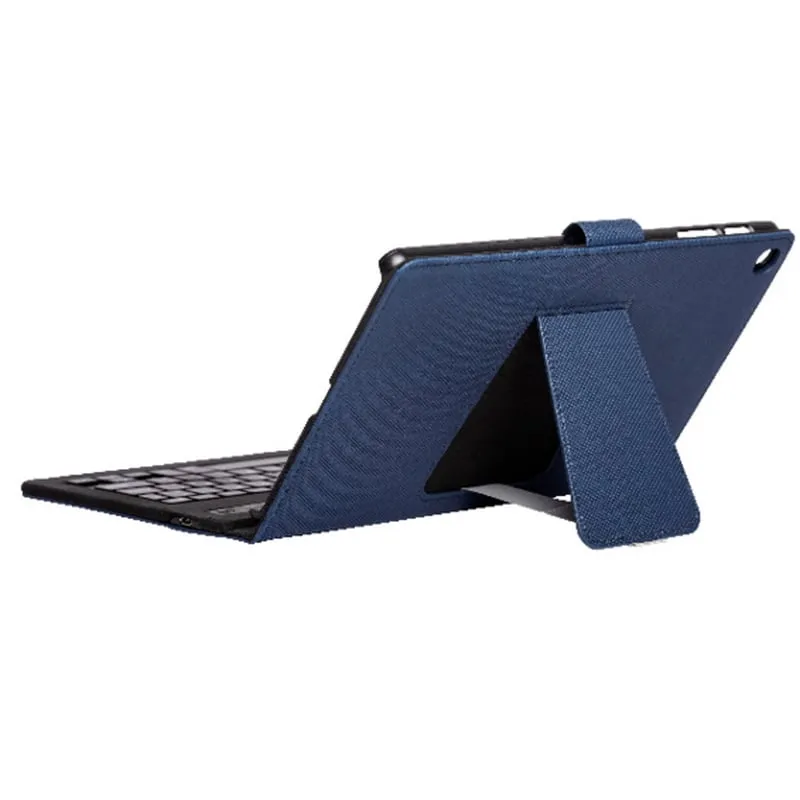 Custodia SilverHT Blu con Tastiera Bluetooth per Samsung Tab A 2019 10.1" - immagine 1