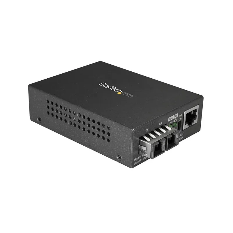 StarTech.com Convertitore Multimediale Gigabit Ethernet Gbe a Fibra SC - 1000Base-LX - Monomodale - 10Km - immagine 1