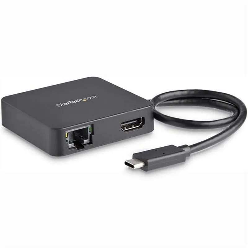 StarTech.com Adattatore Multiporta USB-C per Portatili - 4k HDMI - GbE - USB Tipo C - USB-A - immagine 1