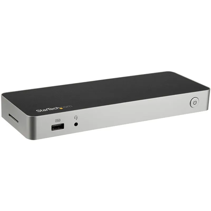 StarTech.com DK30CHDPPDUE replicatore di porte e docking station per laptop Cablato USB 3.2 Gen 1 (3.1 Gen 1) Type-C Nero, Argento - immagine 1