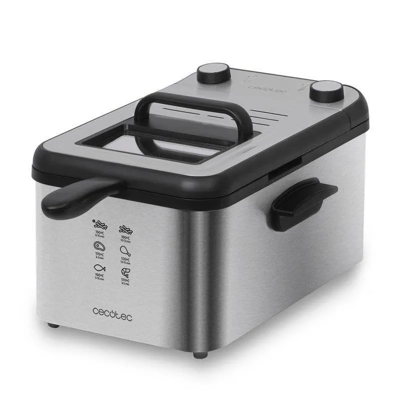 Friggitrice Cecotec CleanFry Infinity 3000 Finestra 3 L 2400 W con Filtro OilCleaner - immagine 1
