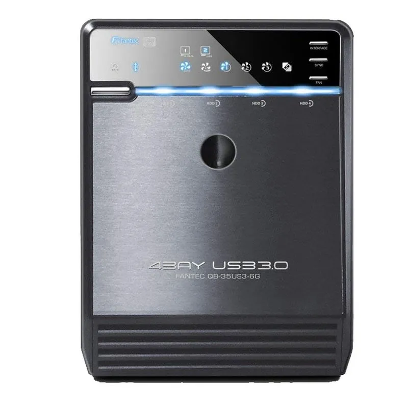 Fantec QB-35US3-6G Custodia esterna 4xHDD 3,5" eSATA USB 3.0 - immagine 1