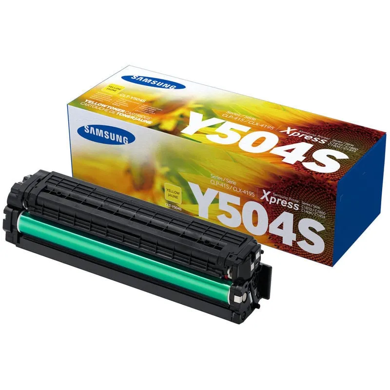 Samsung Cartuccia toner giallo originale HP CLT-Y504S - immagine 1