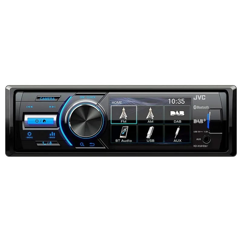 JVC KD-X561DBT Autoradio USB/AUX/DAB+/Bluetooth/Android/iOS - immagine 1