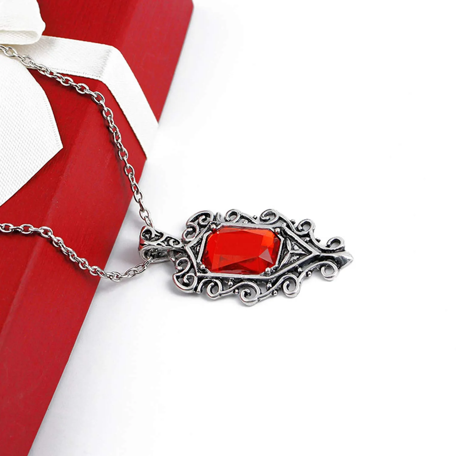 YouU Set Bracciale e Collana Isabelle Lightwood Shadowhunters Collana City of Bones The Mortal Instruments Con Scatola di Immagazzinaggio - immagine 5