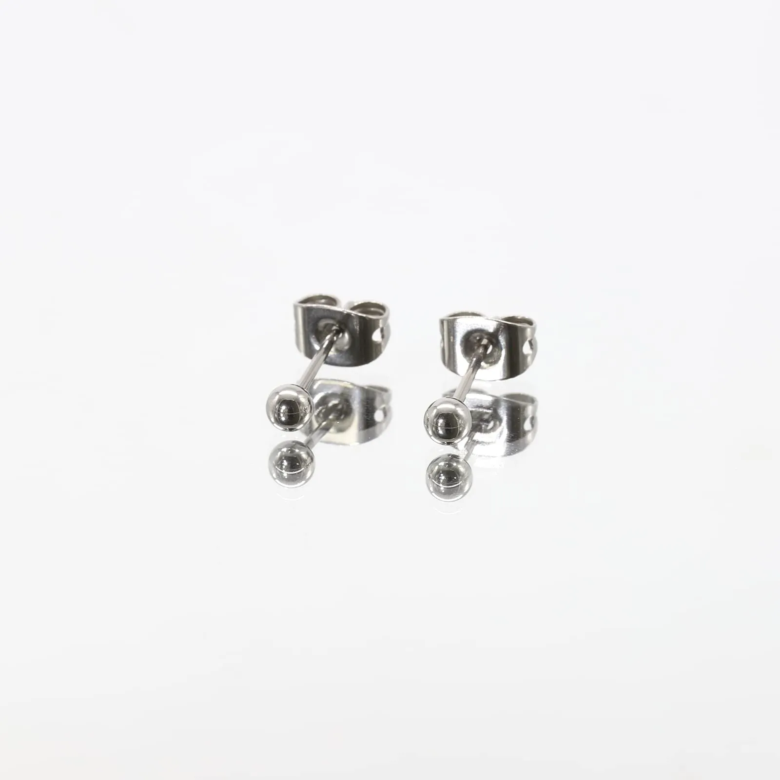 Artskin G23 orecchini a sfera in titanio per donne uomini ragazza ipoallergenici 6 mm orecchini in argento per orecchie sensibili - immagine 6