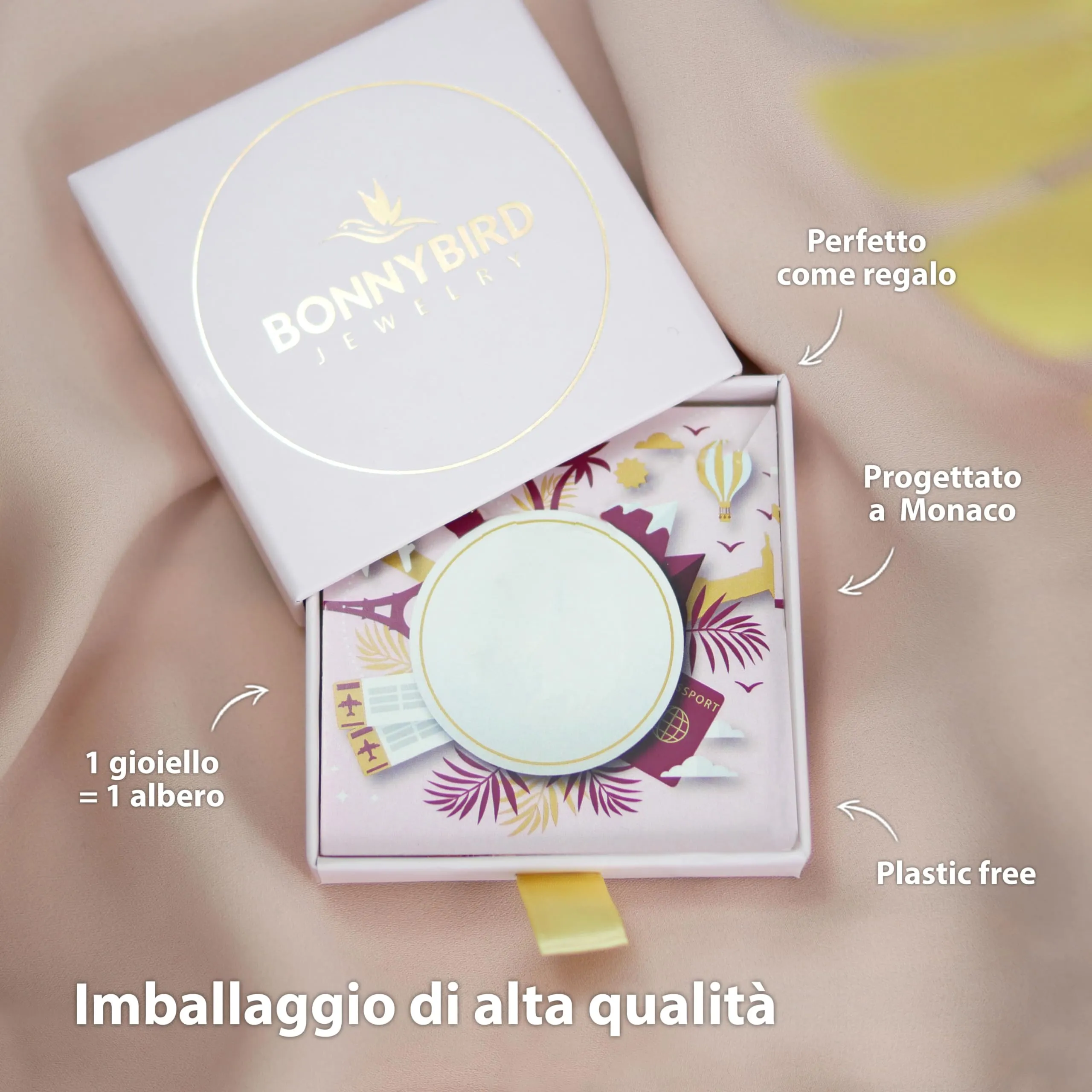 BONNYBIRD® Orecchini Cerchio Donna Argento Set Acciaio Chirurgico Inossidabile Inox Anallergici Senza Nichel Free Gioielli Impermeabile - immagine 6