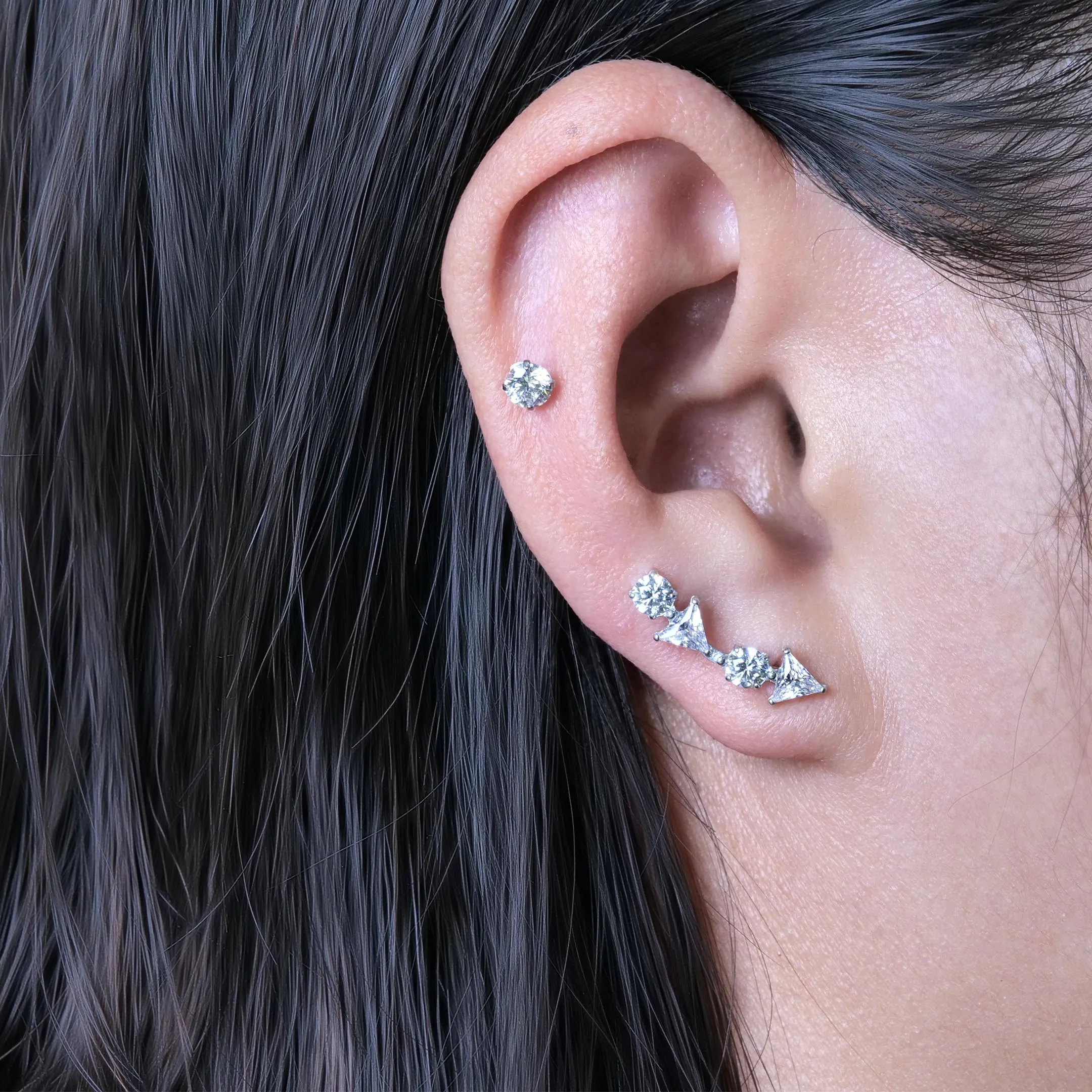 Limerencia Orecchini in Titanio Medico con Tappo a Vite orecchino G23 Anallergici Stud per Orecchie Sensibili Senza Nichel per Donne e Ragazze - immagine 7