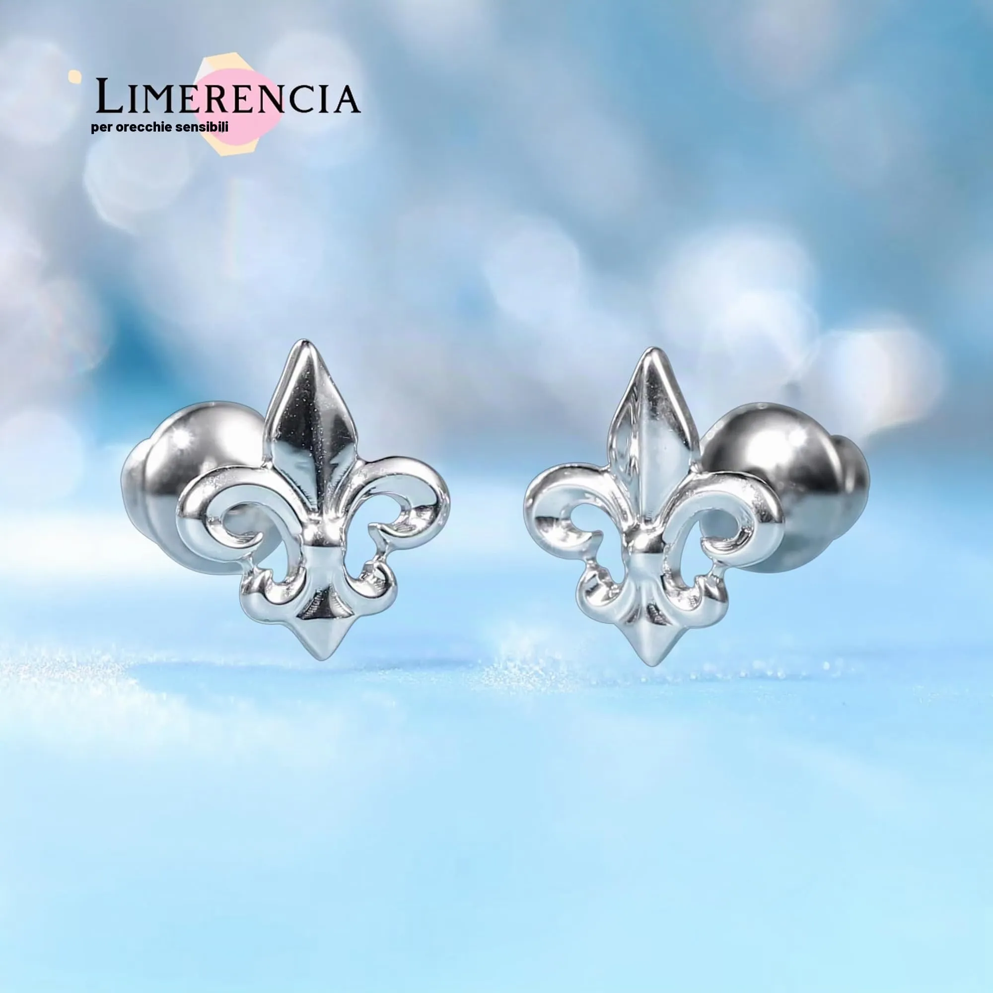 Limerencia Titanio Medico Orecchini con Tappo a Vite, Stud per Orecchie Sensibili, Senza Nichel per Donne e Ragazze - immagine 4