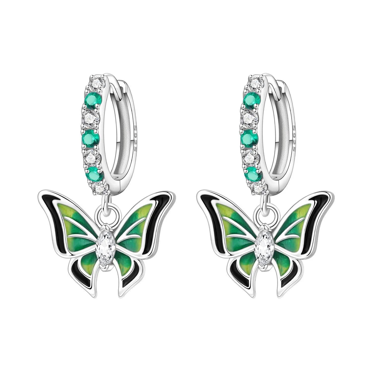 CYMYSS Orecchini Donna Pendenti Orecchini Donna Argento 925 Pendenti Orecchini Pendenti Donna Orecchini Anallergici Donna Orecchini Pendenti Argento Earrings for Women - immagine 1