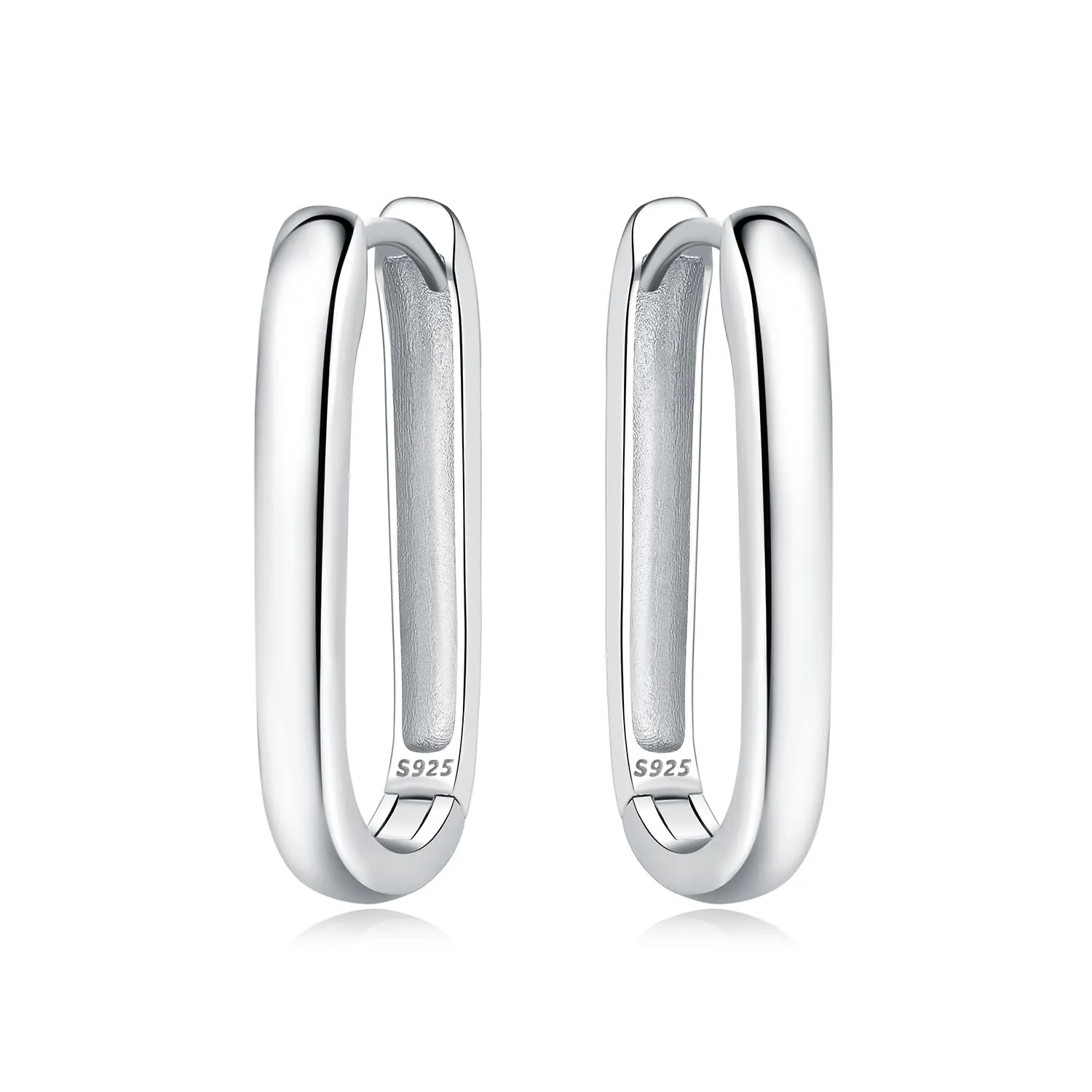 PANPOKI Orecchini a cerchio spessi in argento Sterling 925 a forma di stella e luna, con zirconia cubica scintillante, gioielli leggeri da donna, con confezione regalo, regalo di compleanno per mamma - immagine 1