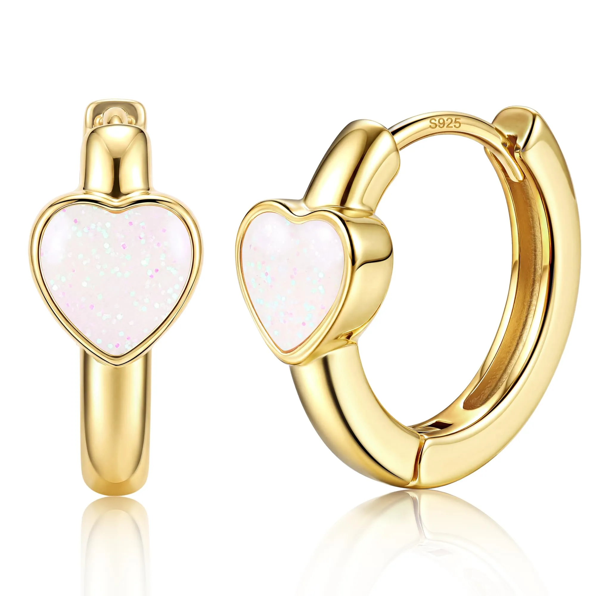 MILACOLATO Orecchini Donna Perni in Argento Sterling 925 Orecchini Bambina - immagine 1