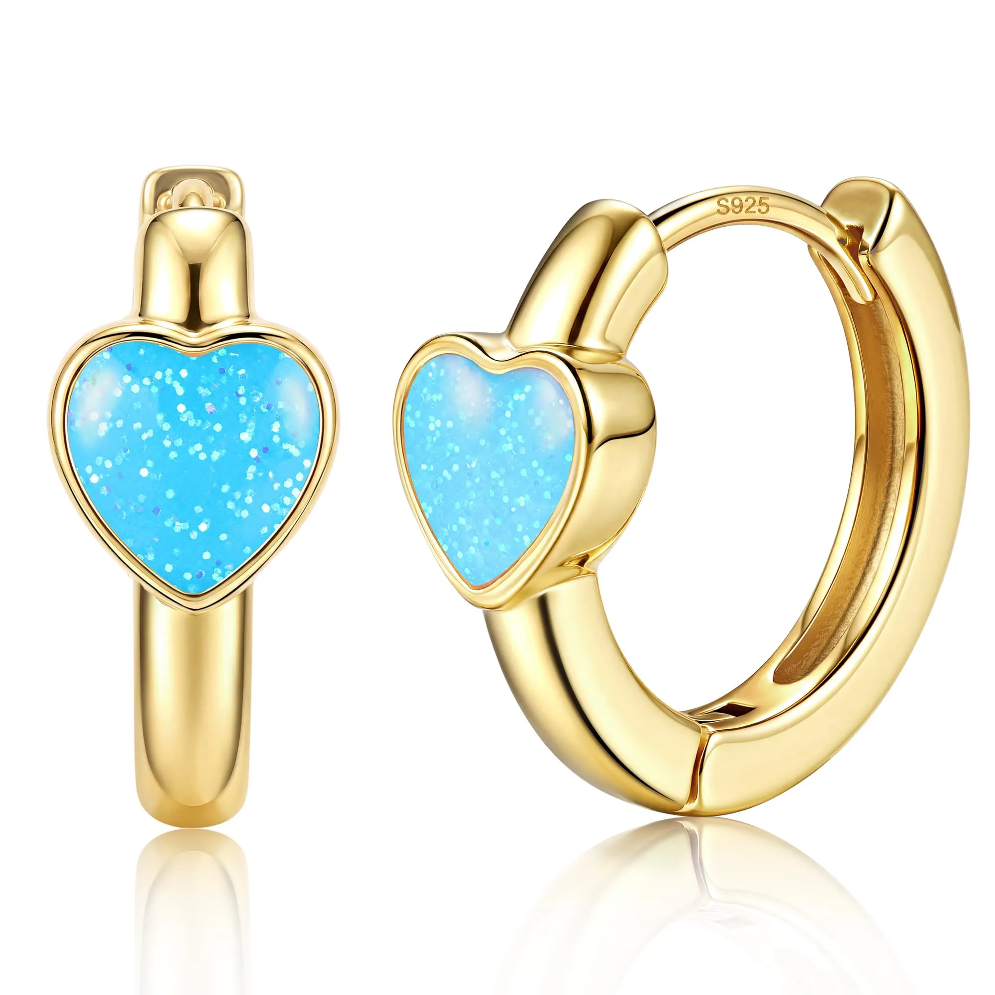 MILACOLATO Orecchini Donna Perni in Argento Sterling 925 Orecchini Bambina - immagine 1