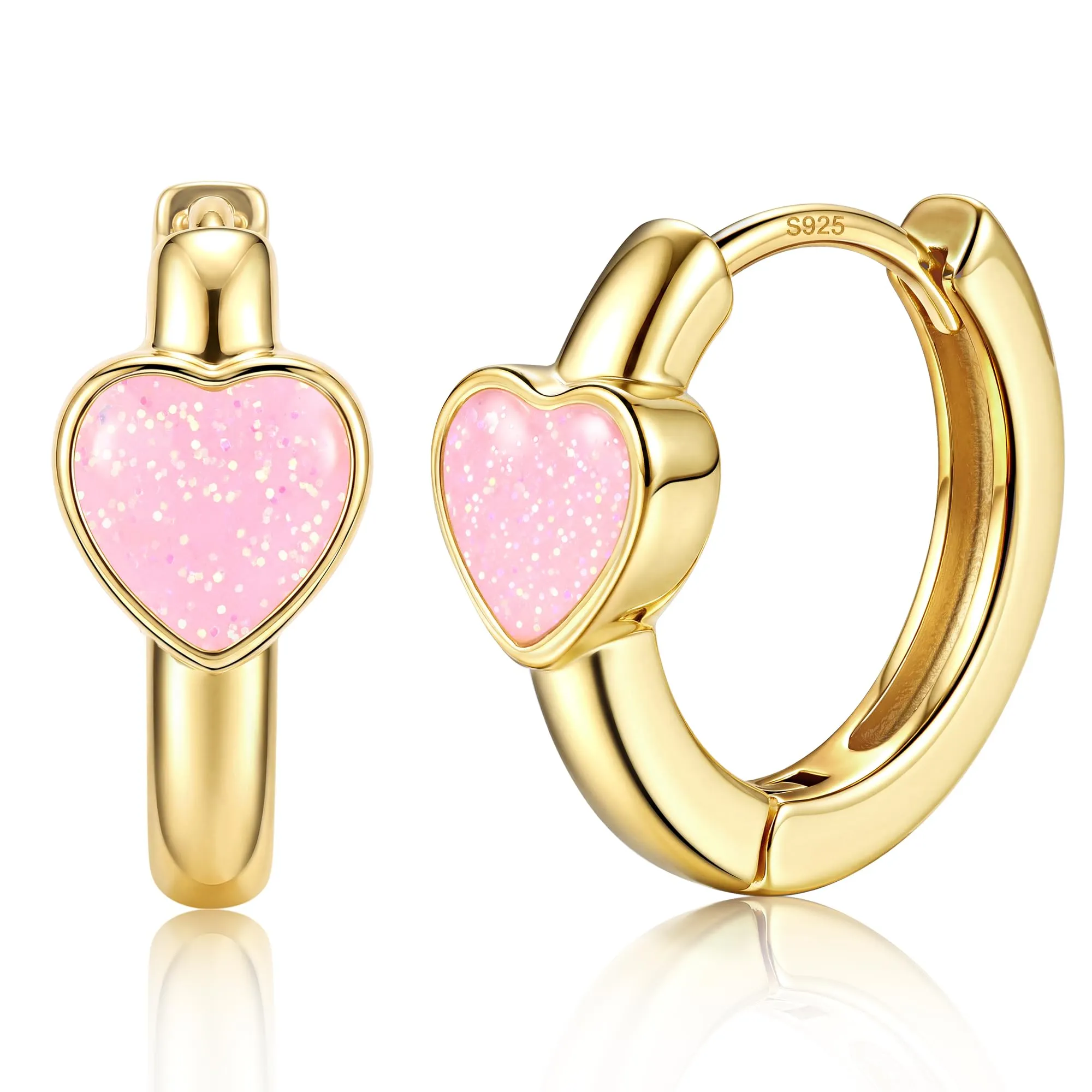 MILACOLATO Orecchini Donna Perni in Argento Sterling 925 Orecchini Bambina - immagine 1