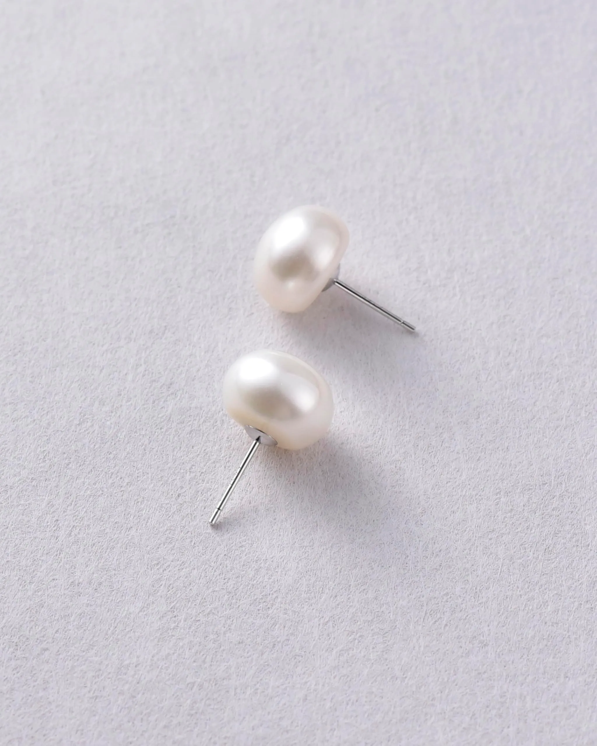 Orecchini con perle d'acqua dolce, in vero argento 925, 5-10 mm, perle bianche, 11MM, Argento, Non pietra preziosa - immagine 3