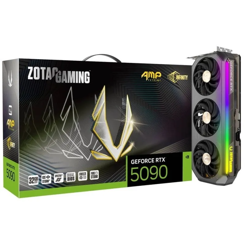 Scheda grafica ZOTAC GAMING GeForce RTX 5090 AMP Extreme INFINITY 32 GB GDDR7 Reflex 2 RTX AI DLSS4 - immagine 1