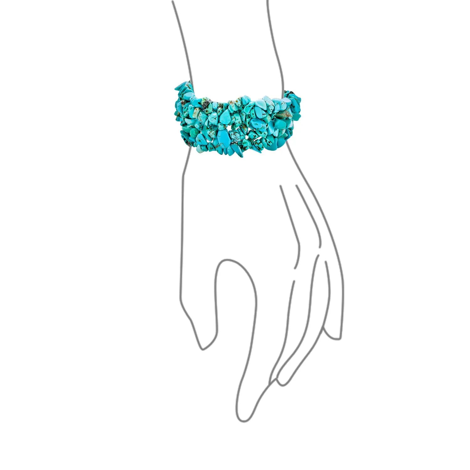 Bling Jewelry Ampio Chunky Viola Ametista Pietra Chip Dichiarazione Bib Collana Per Le Donne Collare Braccialetto Allungato Per Le Donne Set 18 Pollici - immagine 3