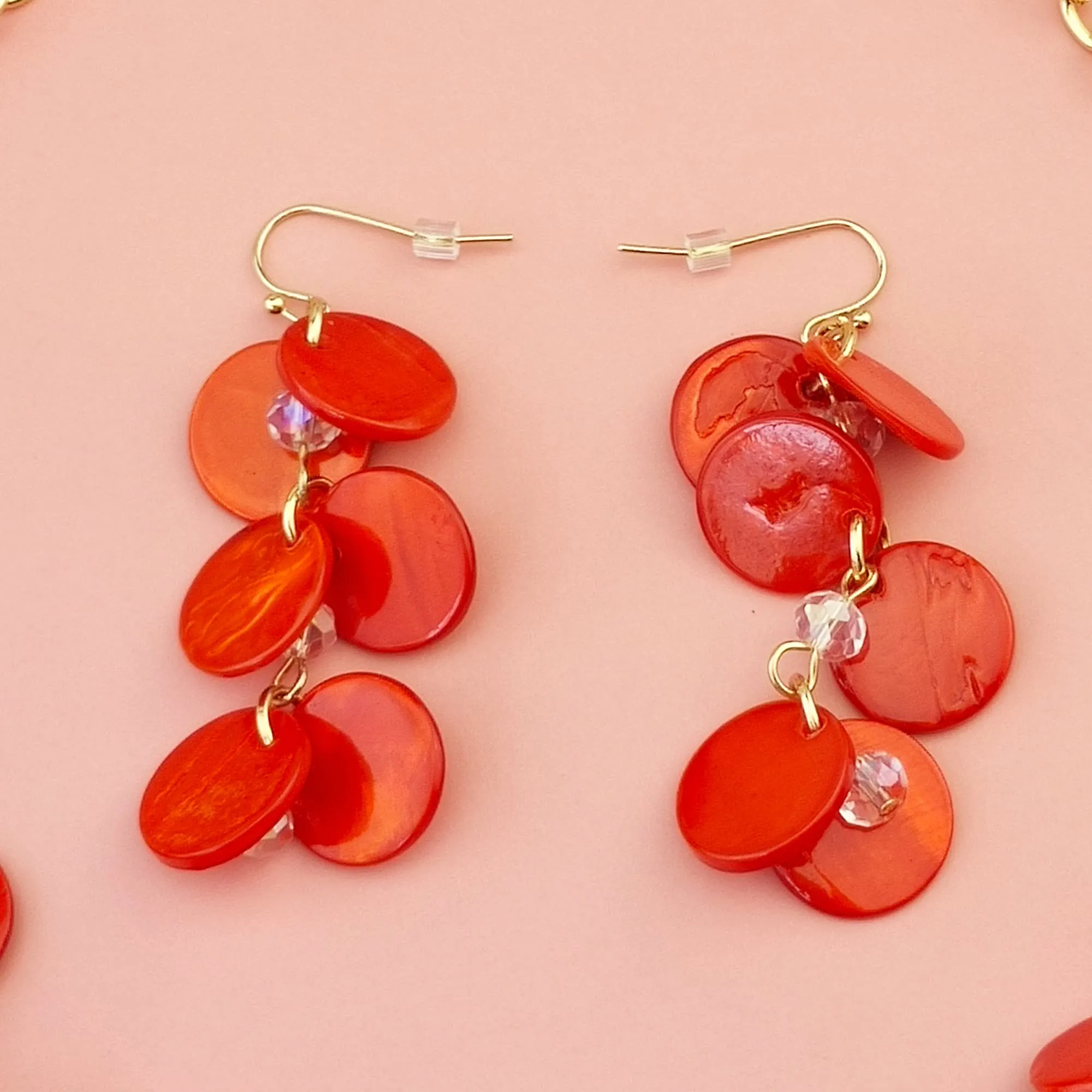 Bocar Parure Donna: Collana 2 Strati in Conchiglia e Orecchini - immagine 6