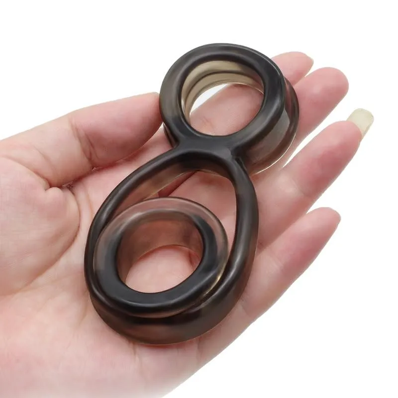 1 pz Ingombro ritardato Anello nero Anello elastico 8 - forma - immagine 4