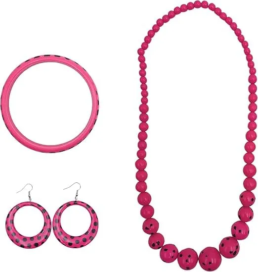 Planta Color Confezione di accessori Fenicotteri: Scialle di Manila Ricamo con Fiori, Collana, Braccialetto, Orecchini e Braccialetto ricamato. Per feste popolari ed eventi (nero 3 fiori) - immagine 7