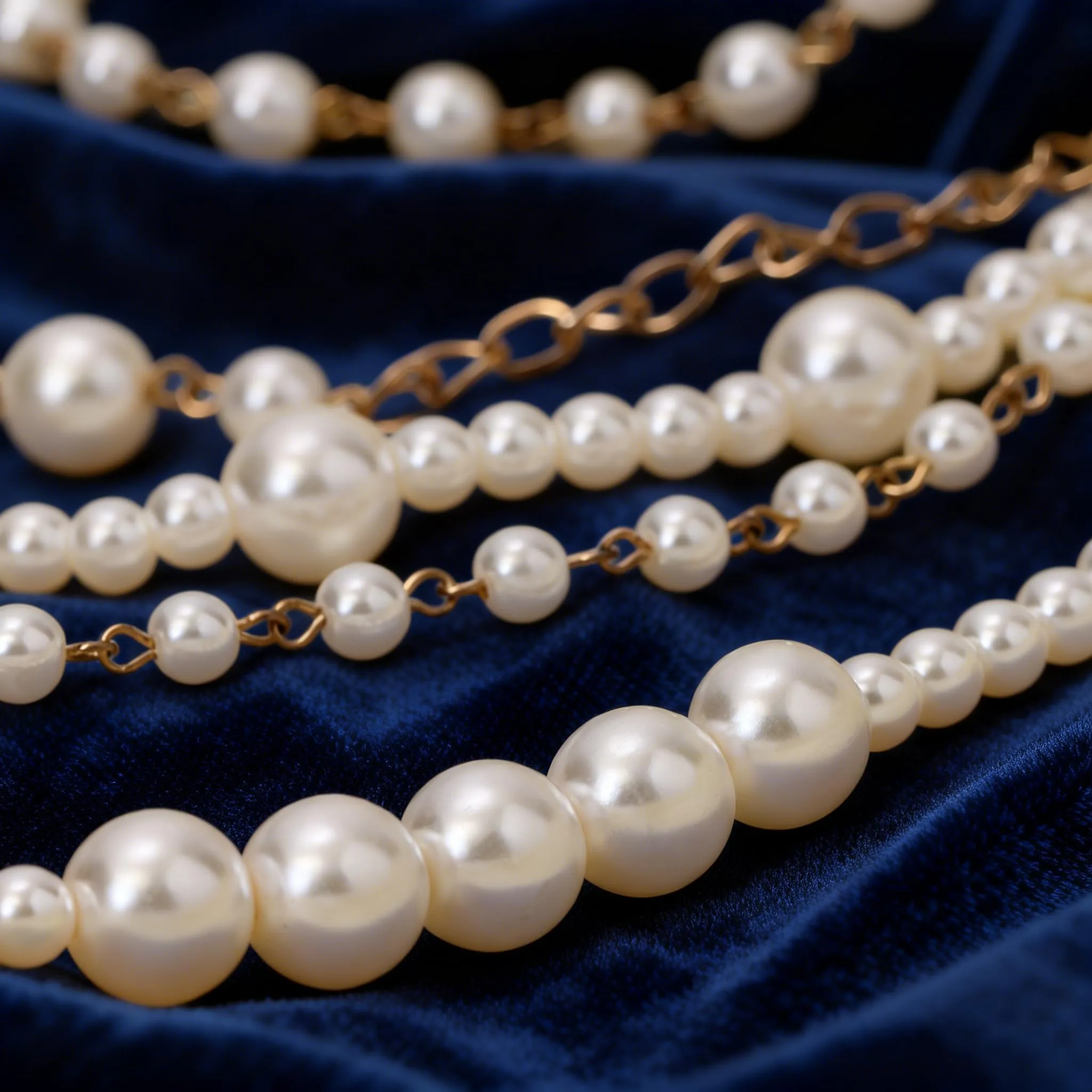 Clearine - Set di gioielli in stile vintage anni '20, collana a catena, orecchini a gancetto da donna, per matrimonio, Halloween, cosplay, festa, ballo di fine anno, Perla sintetica - immagine 8