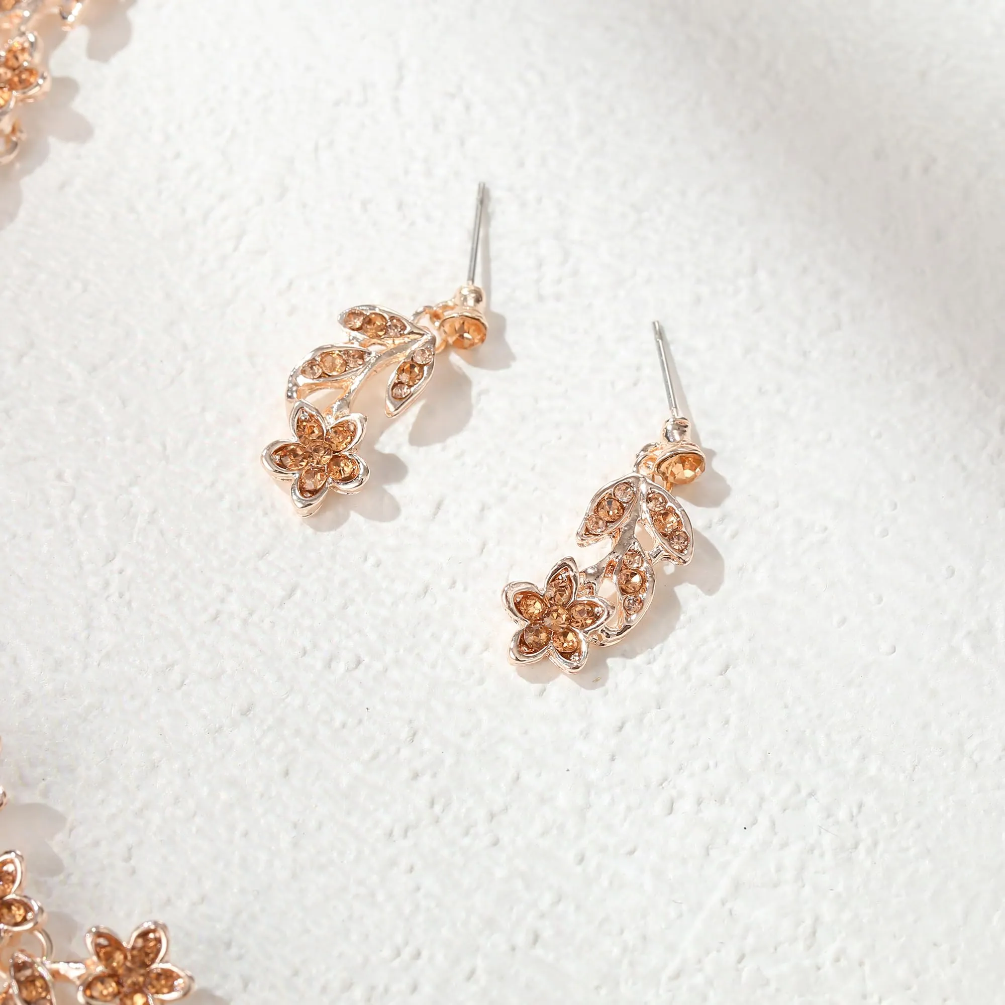 Clearine - Set di gioielli ispirato al vintage degli anni '20, collana a catenina, orecchini a gancio per donna, accessori per matrimonio, Halloween, cosplay, feste di fine anno, cristallo - immagine 6