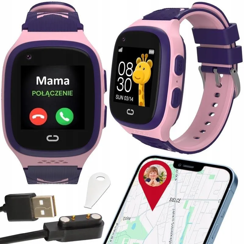 Blow K18 Bluetooth GPS 4G 42mm Rosa S/M Smartwatch Bambini - immagine 1