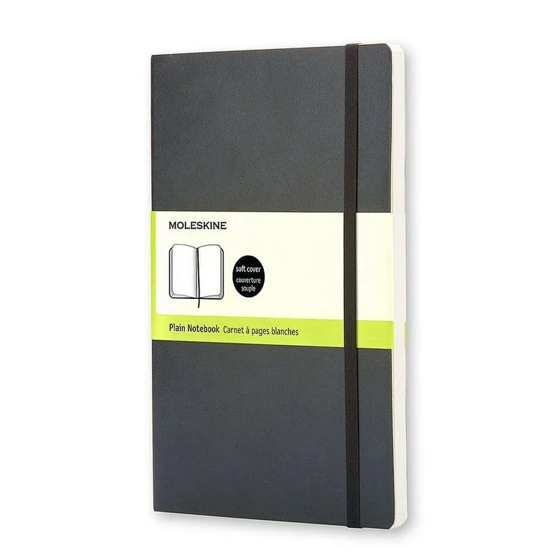 Moleskine Notebook A5 Notebook 192 Fogli Pagine Lisce Copertina Morbida Nero - immagine 1