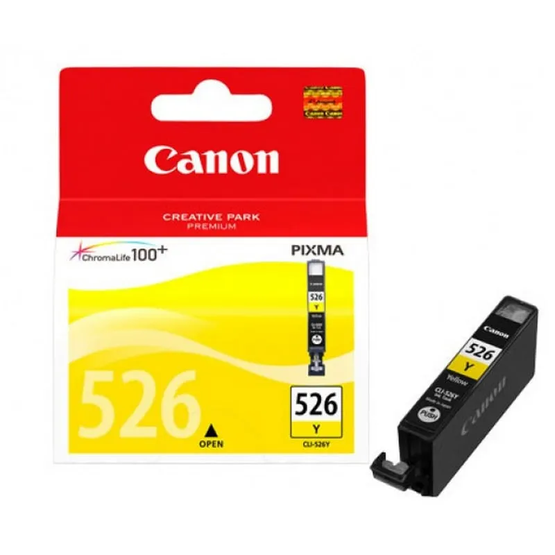 Canon CLI-526 Y cartuccia d'inchiostro 1 pz Originale Giallo - immagine 1