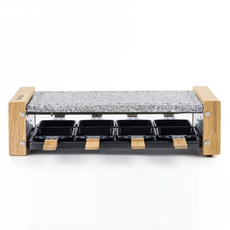 Raclette in legno HKoenig WOD8 con pietra 1200W - immagine 1