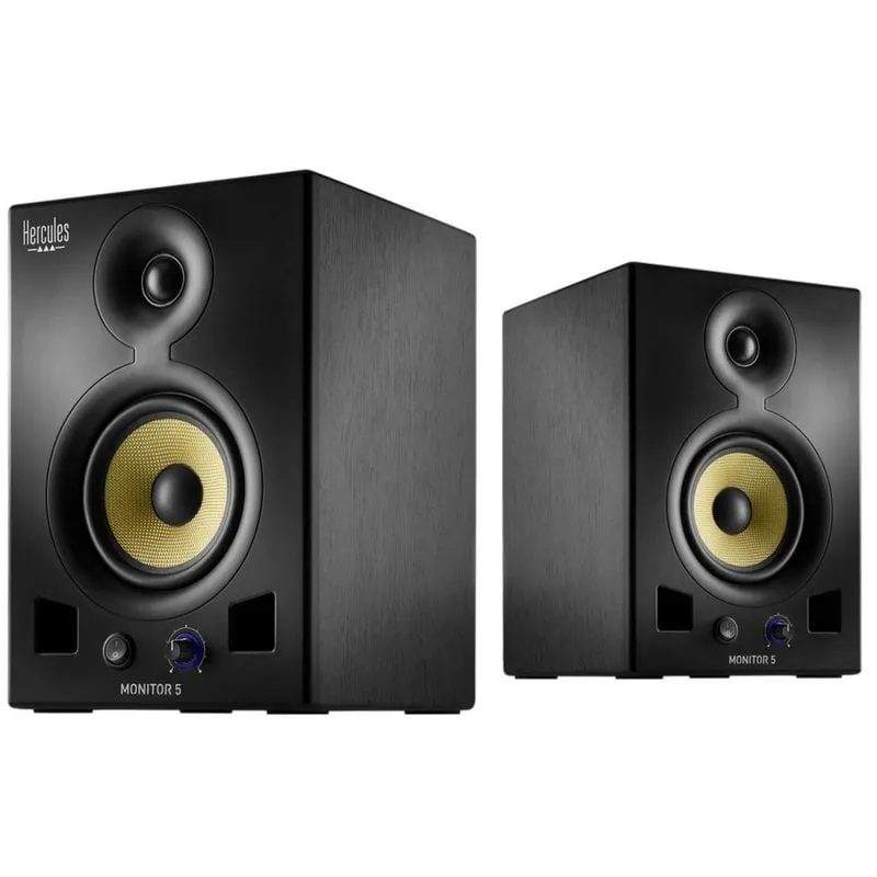 Hercules Monitor 5 Monitor Attivi Biamplificati Neri - immagine 1