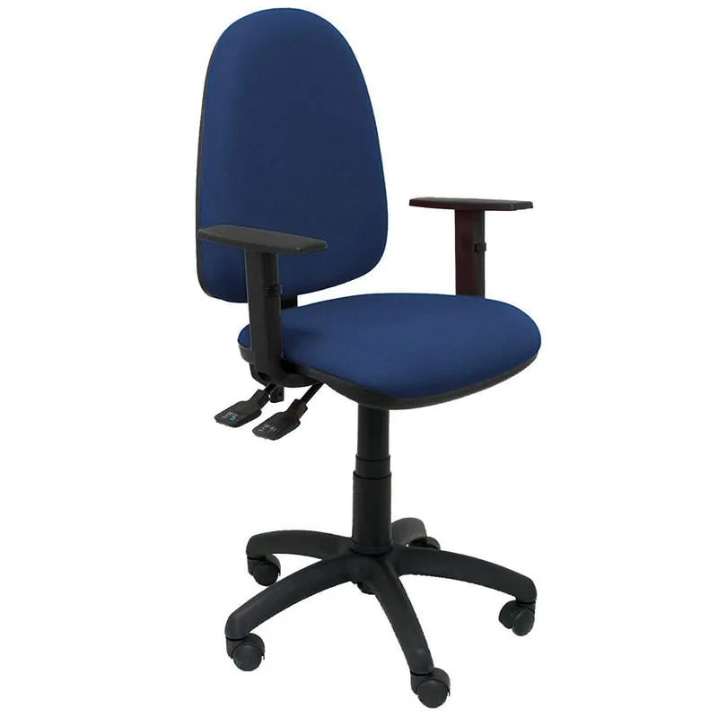 Sedia da ufficio Piqueras y Crespo Tribaldos con braccioli regolabili Blu navy - immagine 1