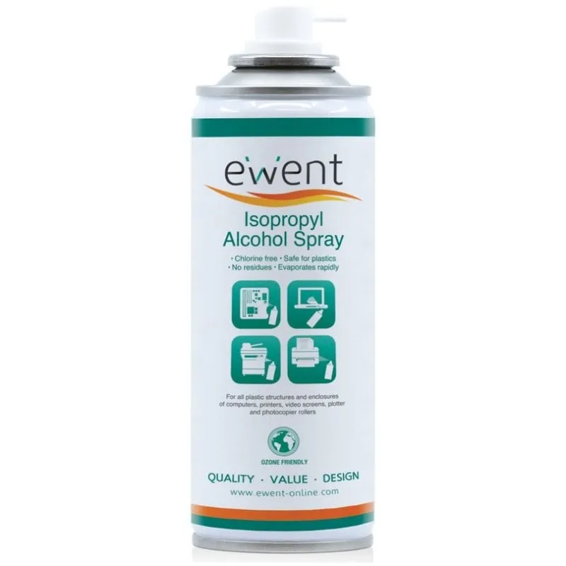 Ewent alcool isopropilico spray 200 ml - immagine 1