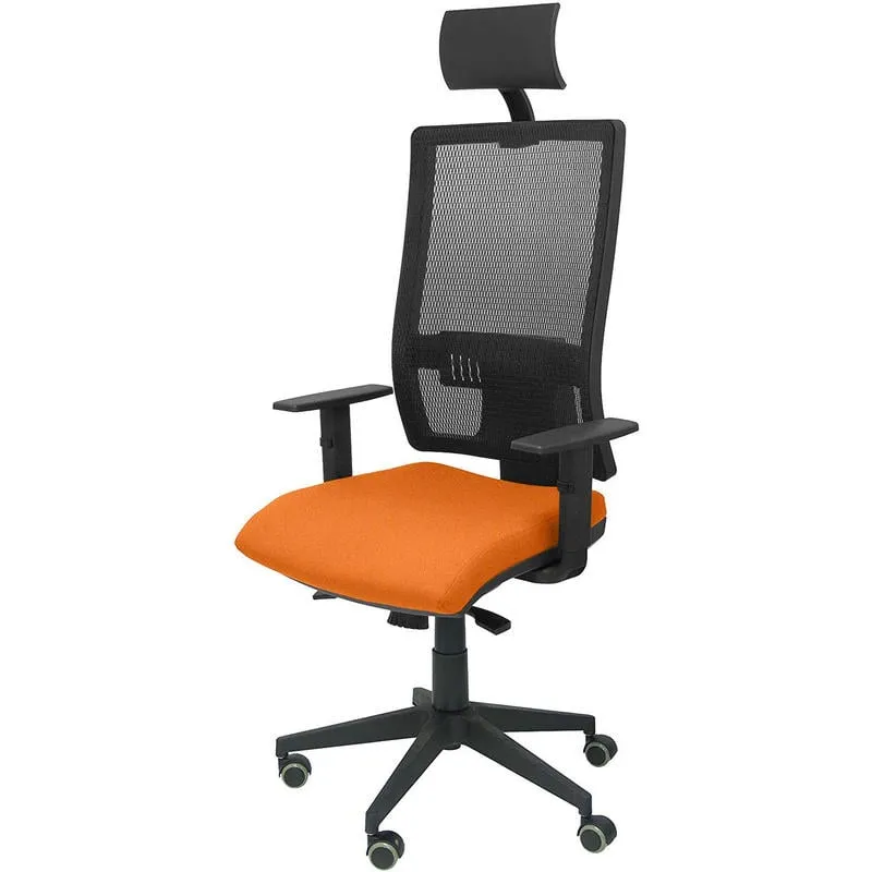 Sedia da ufficio Piqueras y Crespo Horna Bali Nera/Arancione - immagine 1