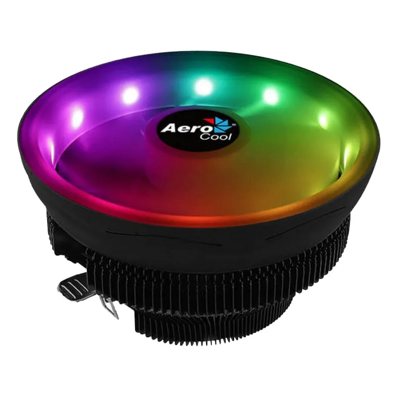 Ventola RGB per raffreddamento ad aria CPU AeroCool Core Plus ARGB da 120 mm - immagine 1